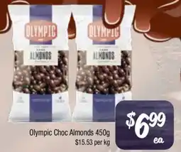 Farmer Jack's Olympic Choc Almonds offer