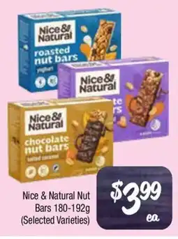 Farmer Jack's Nice & Natural Nut Bars offer