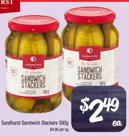 Farmer Jack's Sandhurst Sandwich Stackers offer