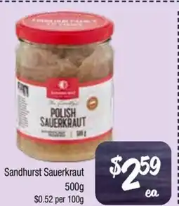 Farmer Jack's Sandhurst Sauerkraut offer