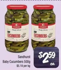 Farmer Jack's Sandhurst Baby Cucumbers offer