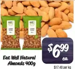Farmer Jack's Eat Well Natural Almonds offer