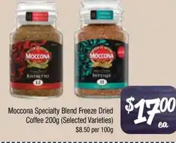 Farmer Jack's Moccona Specialty Blend Freeze Dried Coffee offer