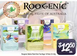 Farmer Jack's Roogenic Native Plant Elixir Tea Bags offer
