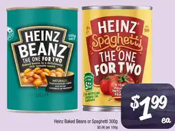 Farmer Jack's Heinz Baked Beans or Spaghetti offer