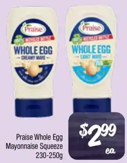 Farmer Jack's Praise Whole Egg Mayonnaise Squeeze offer