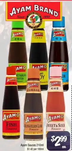 Farmer Jack's Ayam Sauces offer
