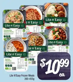 Farmer Jack's Lite N'Easy Frozen Meals offer