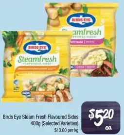 Farmer Jack's Birds Eye Steam Fresh Flavoured Sides offer