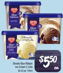 Farmer Jack's Streets Blue Ribbon Ice Cream offer