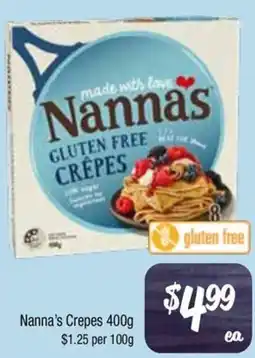 Farmer Jack's Nanna's Crepes offer