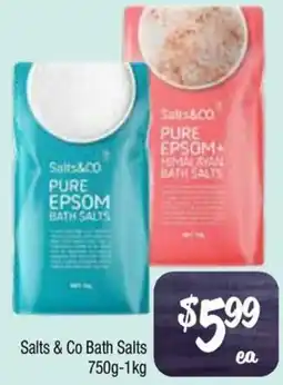 Farmer Jack's Salts & Co Bath Salts offer