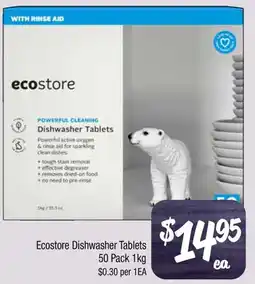 Farmer Jack's Ecostore Dishwasher Tablets 50 Pack offer
