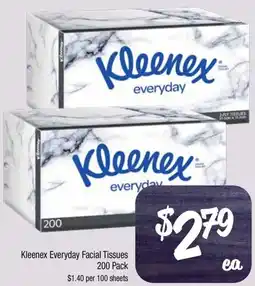 Farmer Jack's Kleenex Everyday Facial Tissues offer