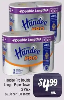 Farmer Jack's Handee Pro Double Length Paper Towel offer