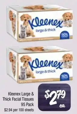 Farmer Jack's Kleenex Large & Thick Facial Tissues offer