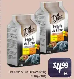 Farmer Jack's Dine Fresh & Fine Cat Food offer
