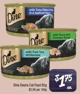 Farmer Jack's Dine Desire Cat Food offer