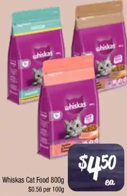 Farmer Jack's Whiskas Cat Food offer