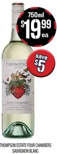 Farmer Jack's Thompson estate four chambers sauvignon blanc offer