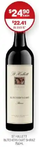 Harry Brown St hallett butchers cart shiraz offer