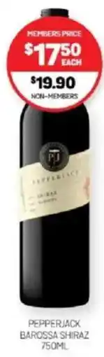 Harry Brown Pepperjack barossa shiraz offer
