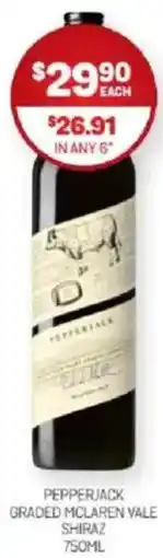 Harry Brown Pepperjack graded mclaren vale shiraz offer