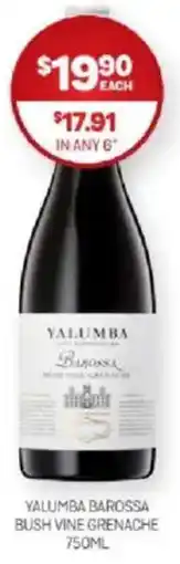 Harry Brown Yalumba barossa bush vine grenache offer