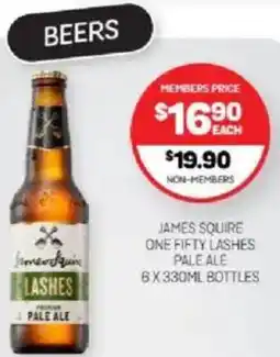 Harry Brown James squire one fifty lashes pale ale offer