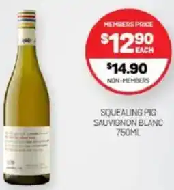 Harry Brown Squealing pig sauvignon blanc offer