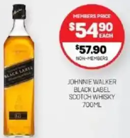 Harry Brown Johnnie walker black label scotch whisky offer