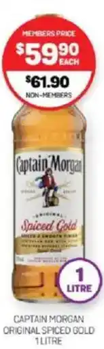 Harry Brown Captain morgan original spiced gold offer