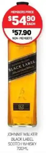 Harry Brown Johnnie walker black label scotch whisky offer