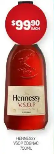 Harry Brown Hennessy vsop cognac offer