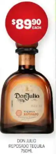 Harry Brown Don julio reposado tequila offer