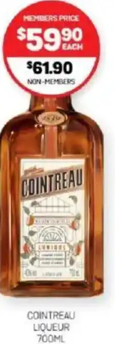 Harry Brown Cointreau liqueur offer