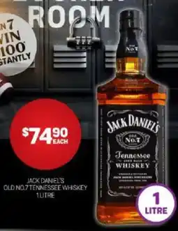 Harry Brown Jack daniel's old no.7 tennessee whiskey offer