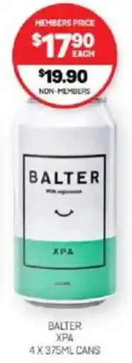 Harry Brown Balter xpa offer