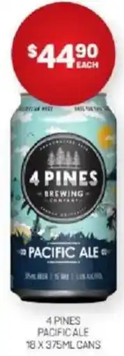 Harry Brown 4 pines pacific ale offer