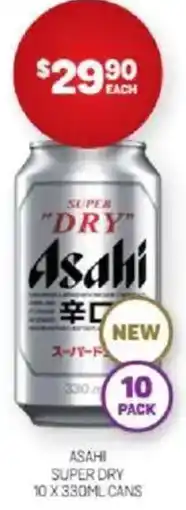 Harry Brown Asahi super dry offer