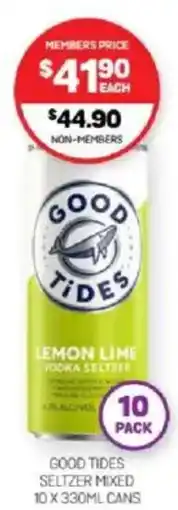 Harry Brown Good tides seltzer mixed offer