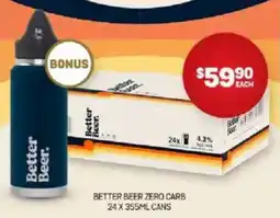 Harry Brown Better beer zero carb offer