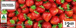 Supa Valu Australian Pre-Packed Strawberries offer