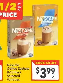 Supa Valu Nescafé Coffee Sachets Selected Varieties offer