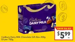 Supa Valu Cadbury Dairy Milk Chocolate Gift Box offer