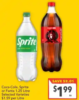 Supa Valu Coca-Cola, Sprite or Fanta offer