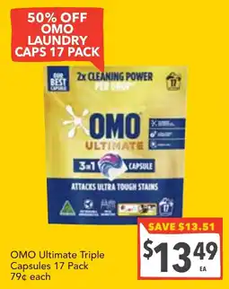 Supa Valu Omo Ultimate Triple Capsules offer