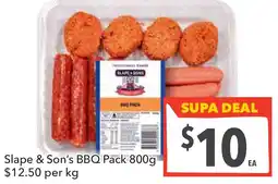 Supa Valu Slape & Son's BBQ Pack offer