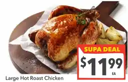 Supa Valu Large Hot Roast Chicken offer