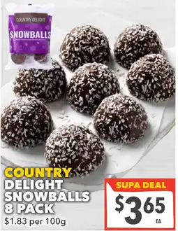 Supa Valu Country delight snowballs offer
